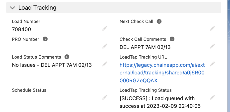 chaine tracking map link in revenova
