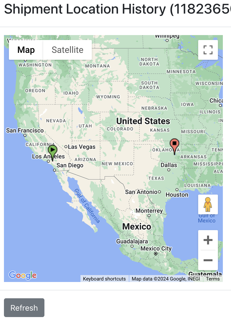 chaine tracking map in tai